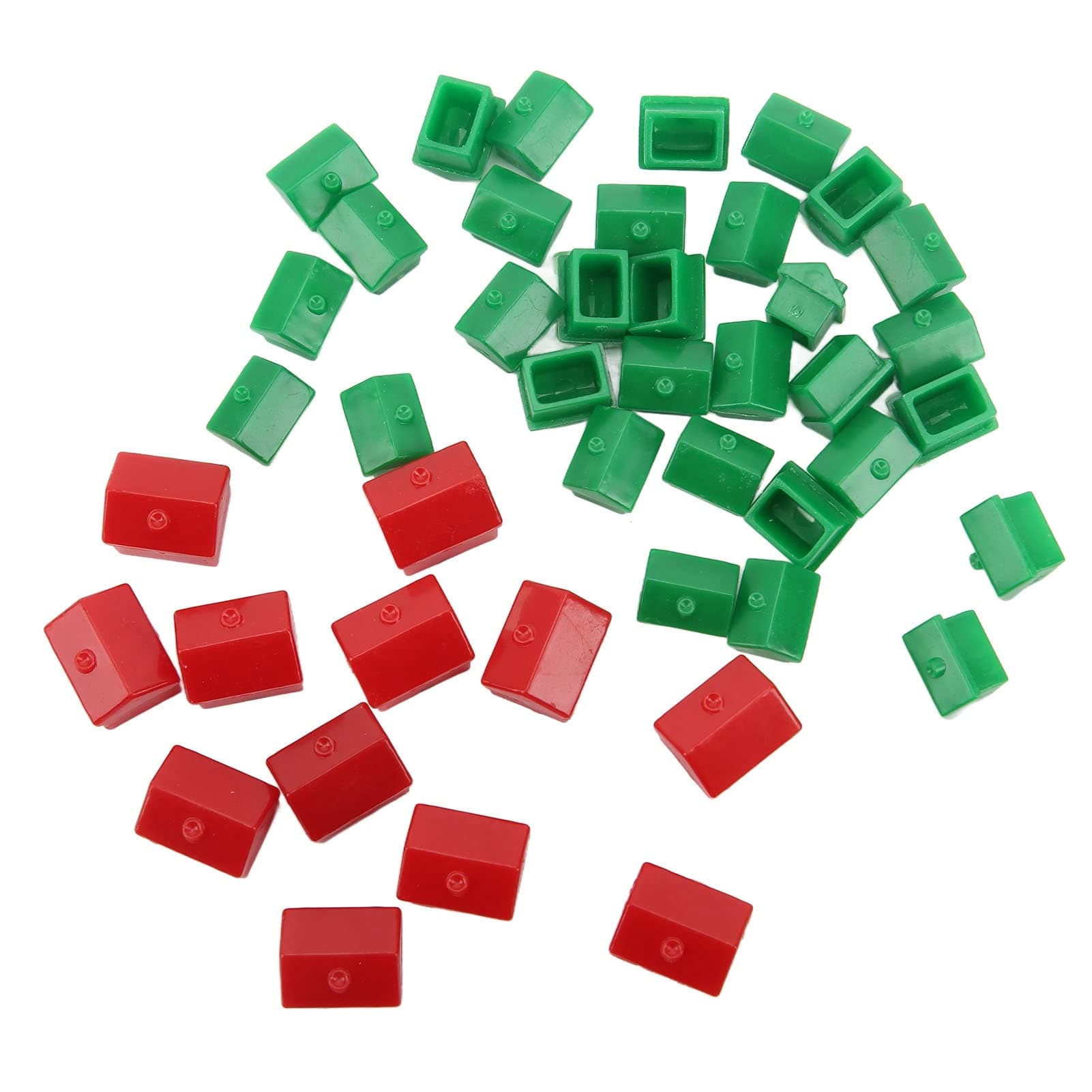 Replacement Plastic Houses and Hotels for Monopoly