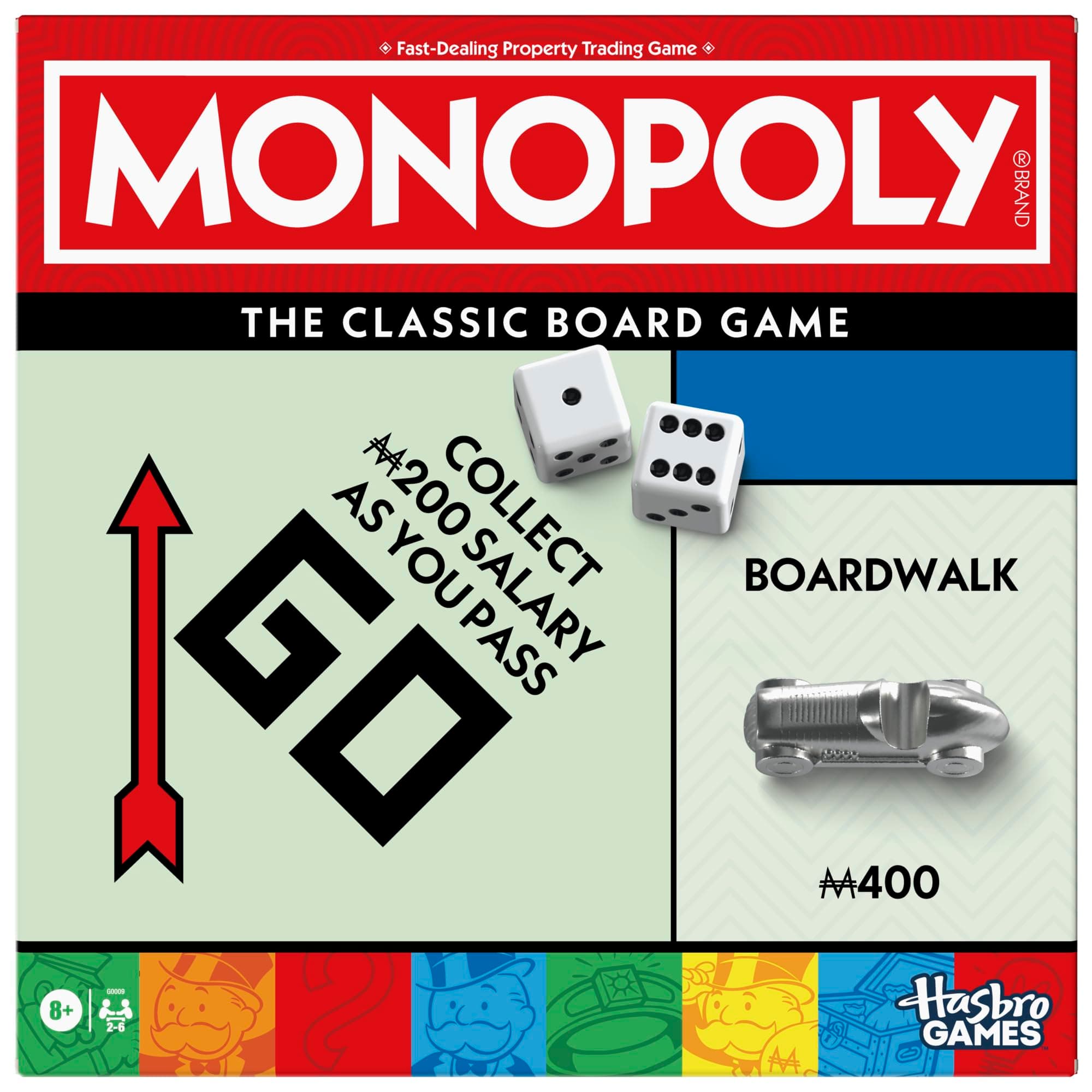 Monopoly: Classic Game with Storage Tray