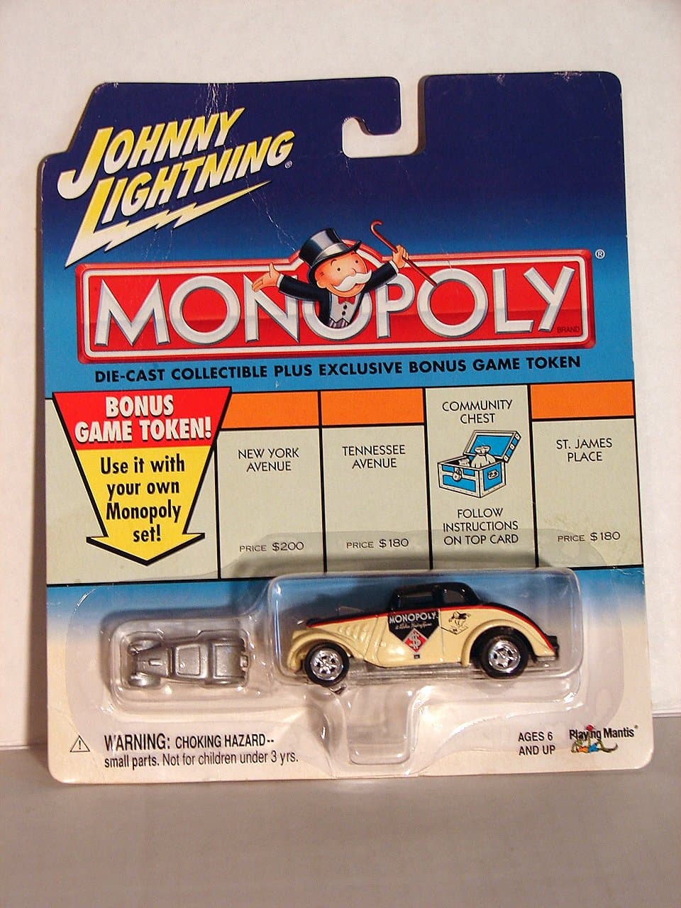 Johnny Lightning Monopoly Collectible Car