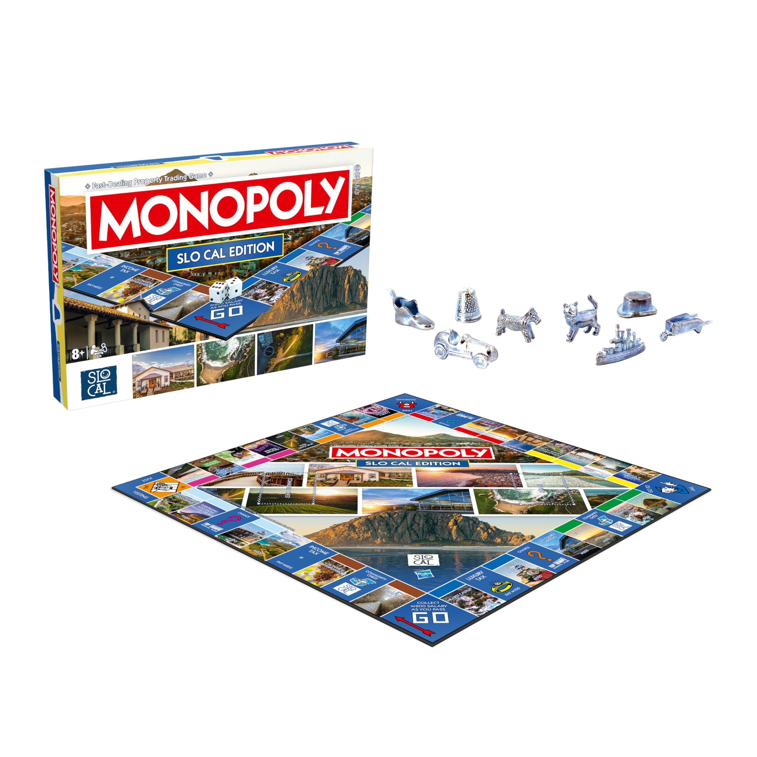 Monopoly Board Game SLO Cal Edition