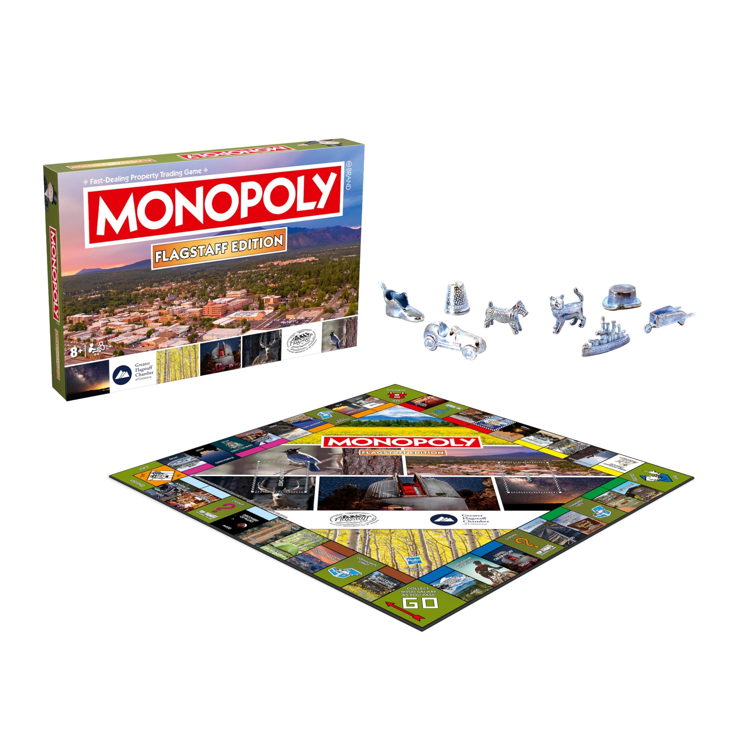 Monopoly Board Game - Flagstaff, AZ Edition