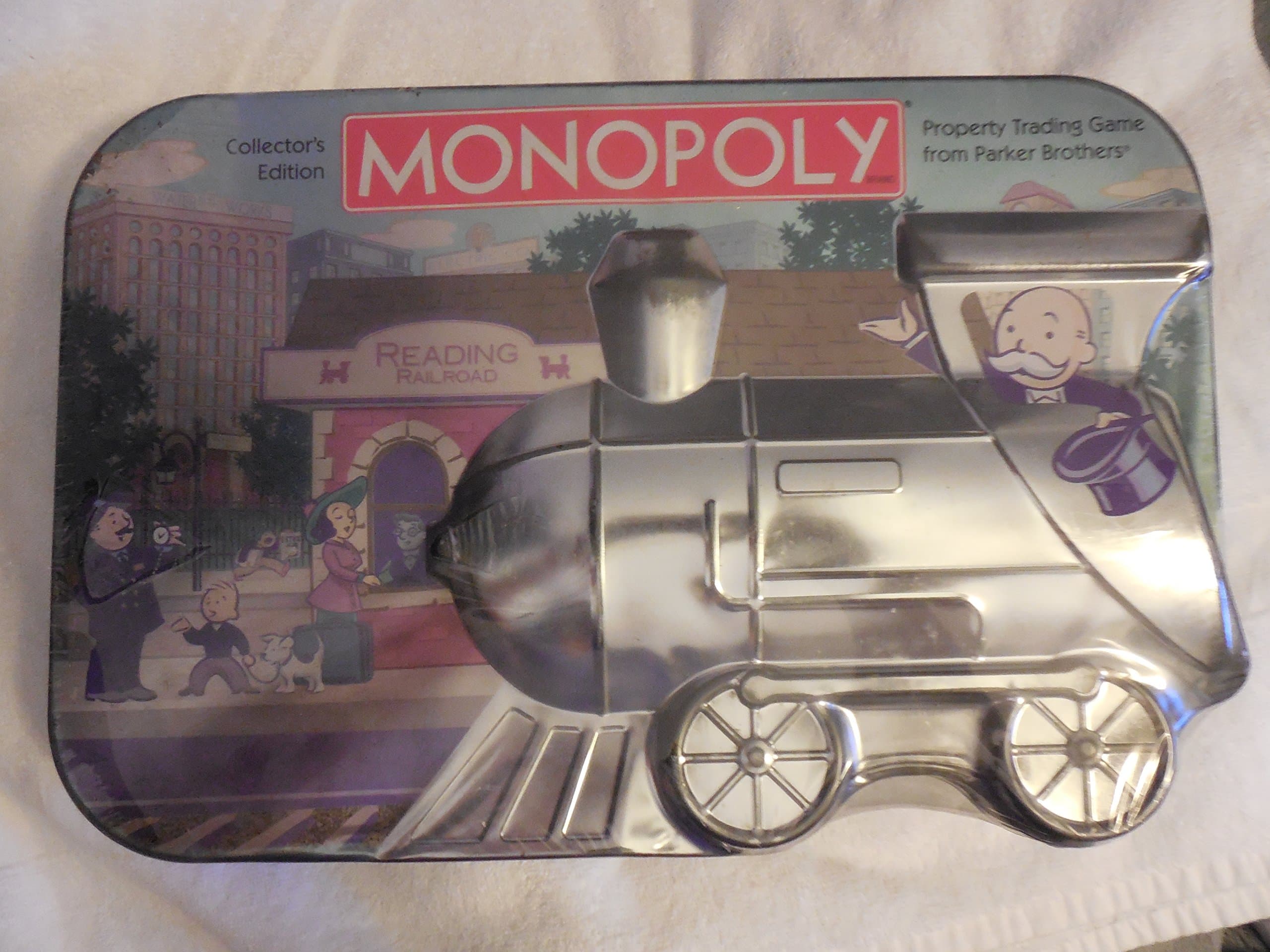 Monopoly Game Collector's Edition Embossed Tin