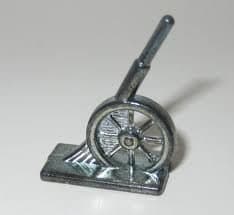 Howitzer / Cannon Genuine Monopoly Token Parker Brothers