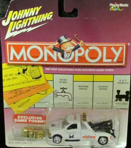 Johnny Lightning Monopoly Pennsylvania Rail Road '00 Ford F-450 Tow Truck