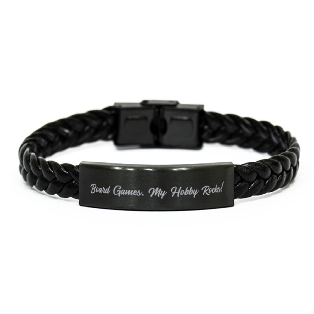 Board Games Braided Leather Bracelet