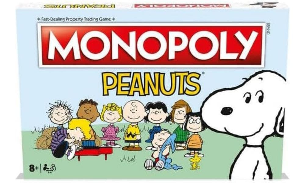 Winning Moves Peanuts Monopoly Board Game, Join Charlie Brown and Advance to The Ice Cream Shop