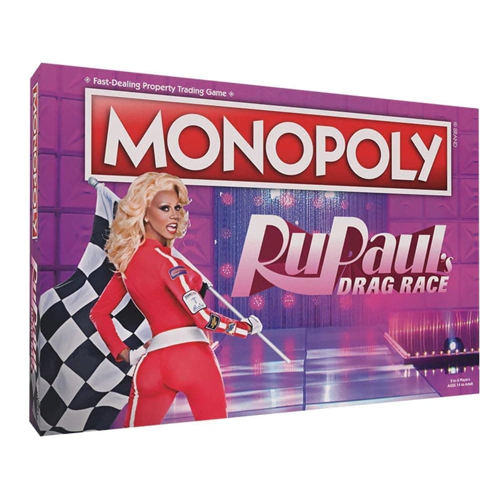 Winning Moves RuPaul's Drag Race Monopoly Board Game, Family Game