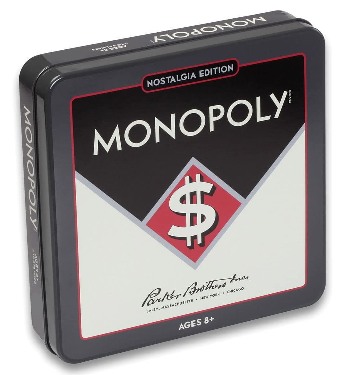 Monopoly Nostalgia Edition Board Game in Collectible Tin by WS Game Company