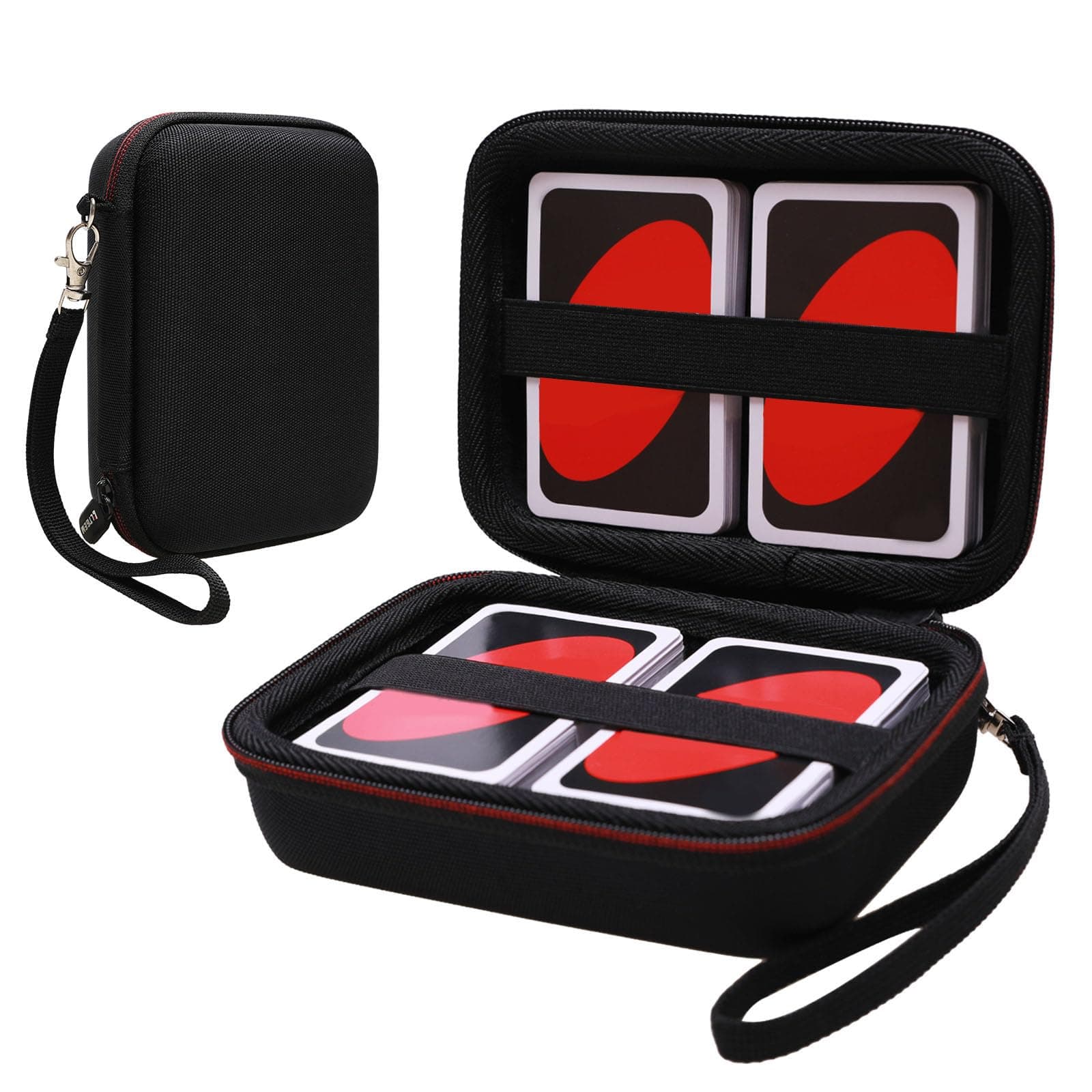 L LTGEM 300+ Card Game Case for Monopoly Deal (Black)