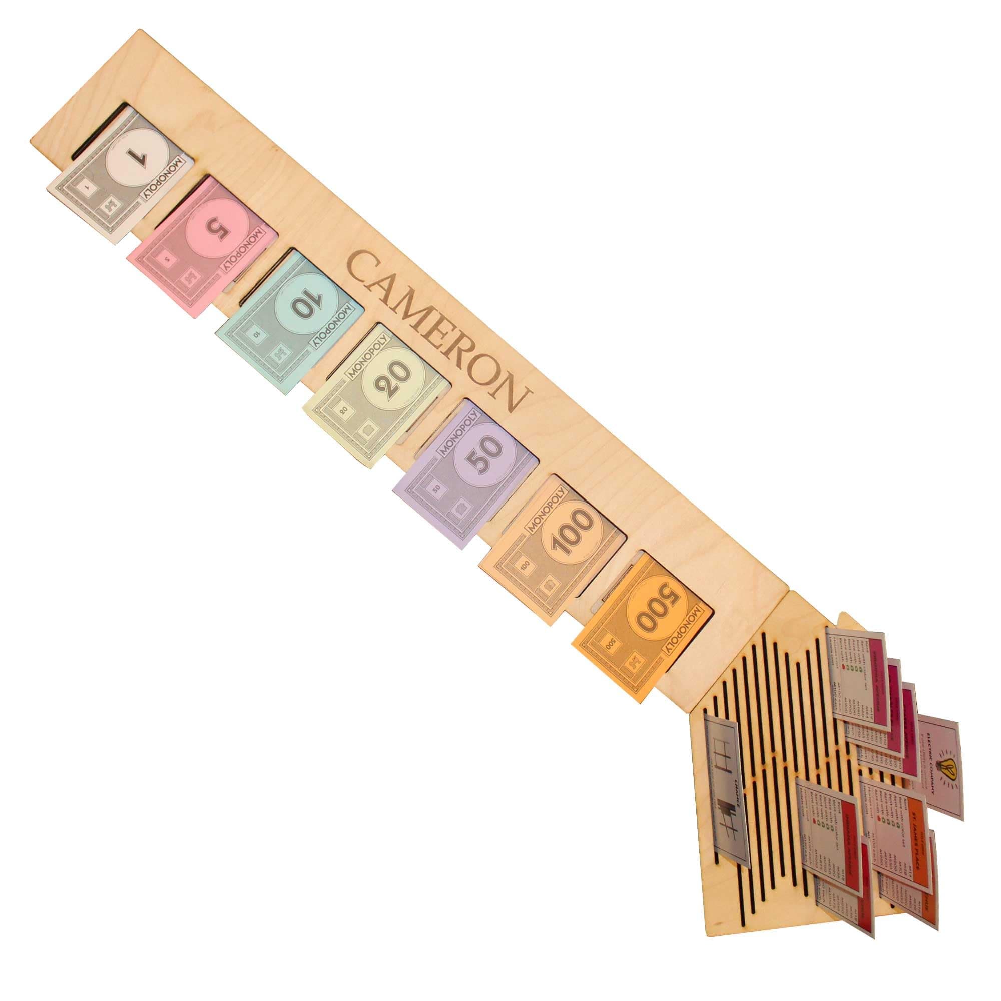 Personalized Game Board Frame for Monopoly (1 Side and 1 Corner)
