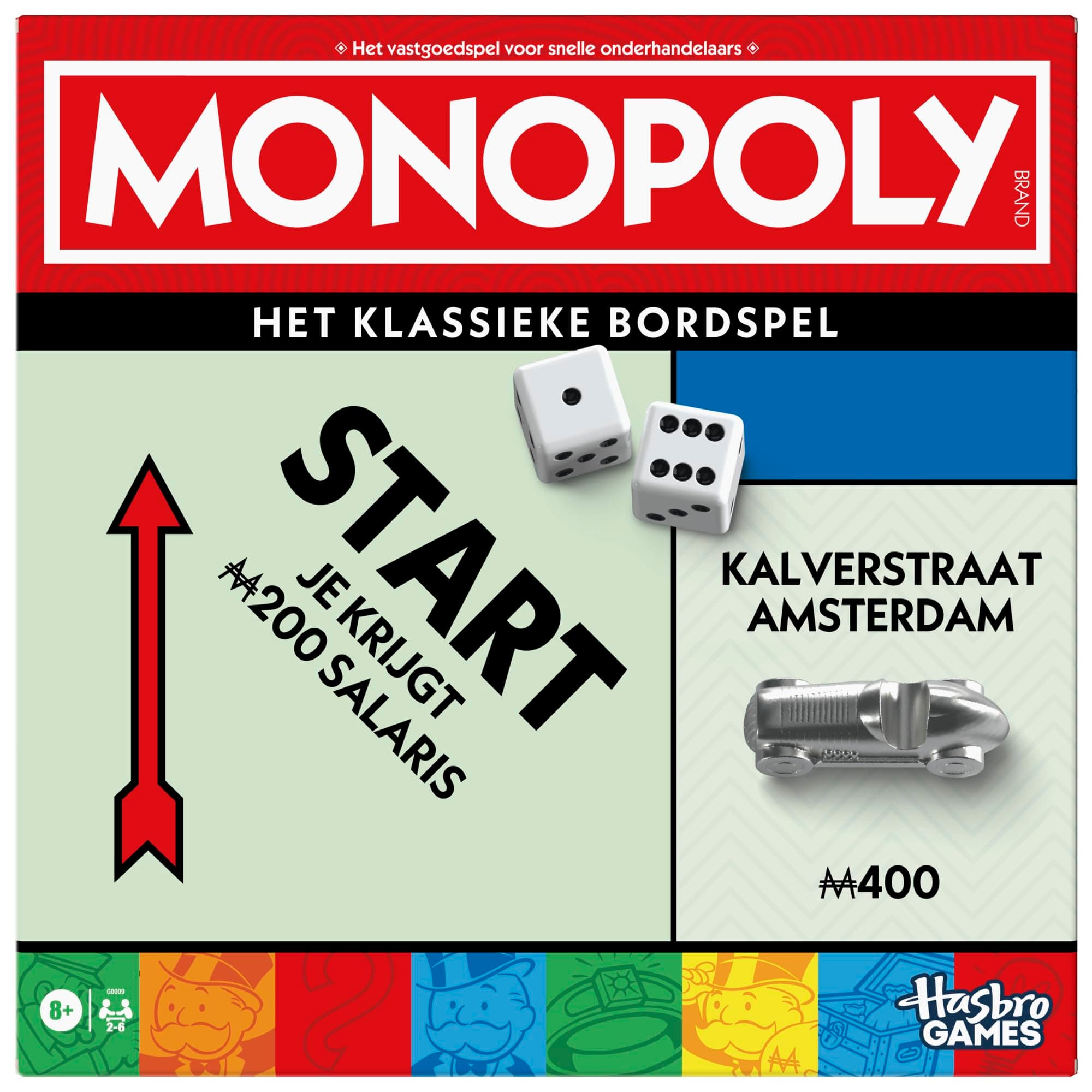 Monopoly: Classic Game with Storage Box (Dutch Edition)