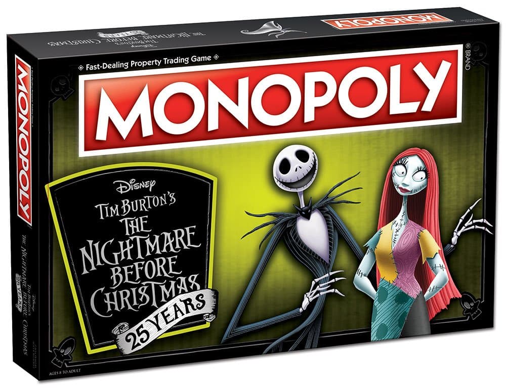 Monopoly Disney Nightmare Before Christmas 25 Years