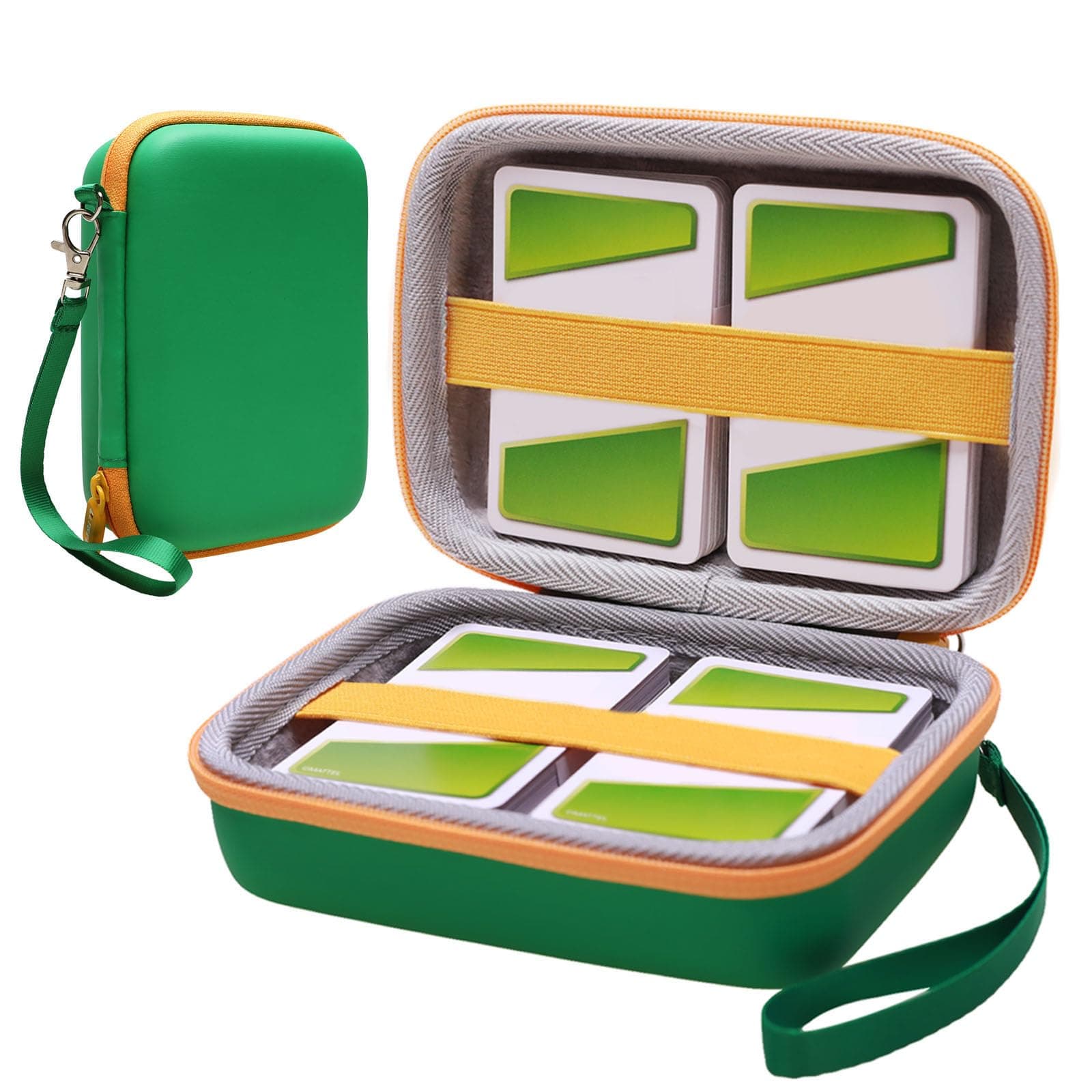 L LTGEM 300+ Card Game Case for Monopoly Deal (Green)