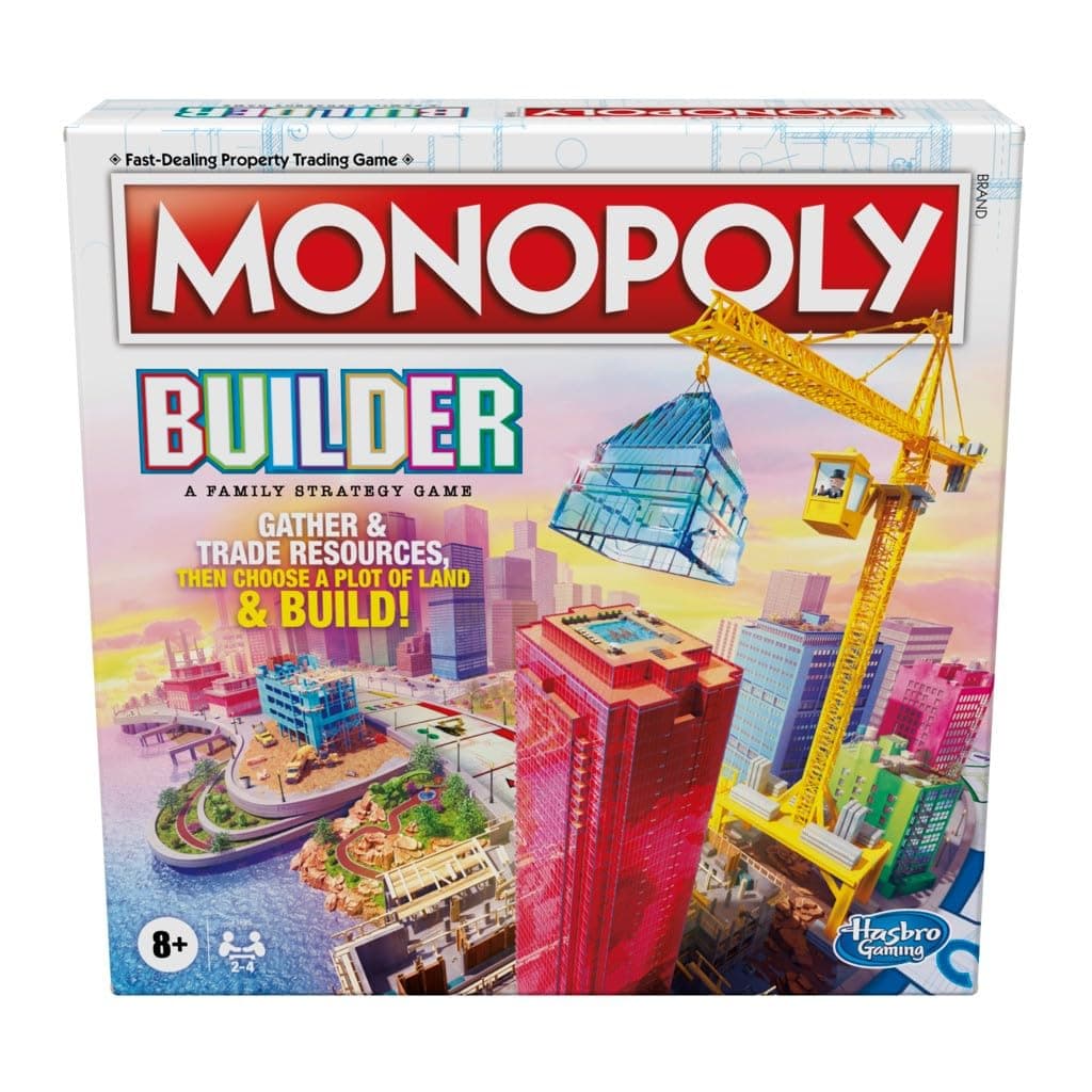 Monopoly Builder Board Game, Strategy Game, Family Game