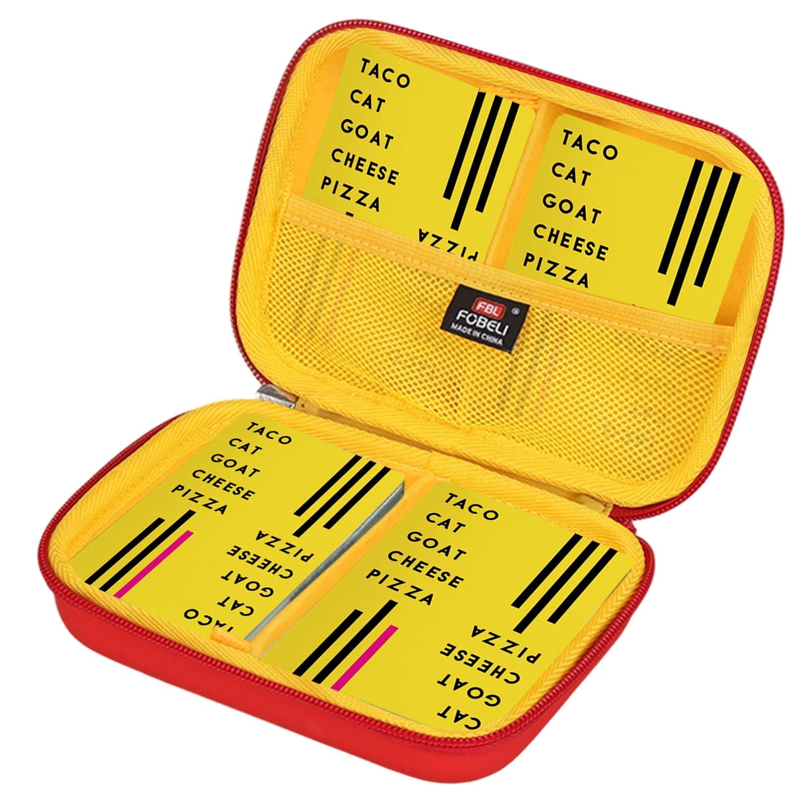 360+ Card Game Case for Monopoly Deal and Other Card Games (Red, Small)