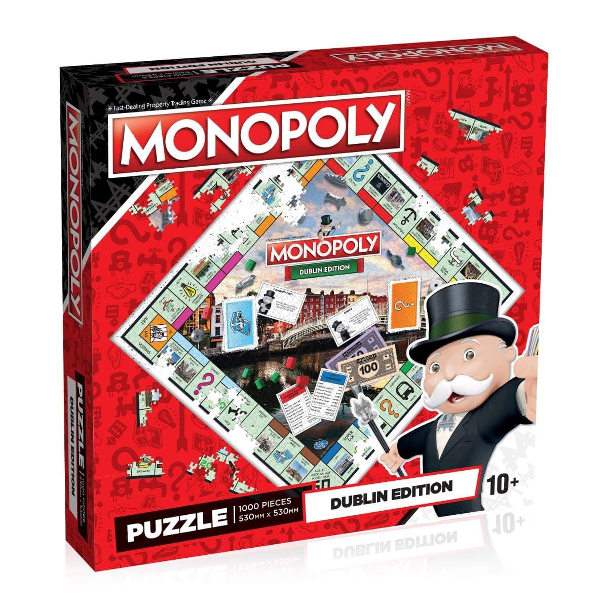 Winning Moves Dublin Monopoly 1000 Piece Jigsaw Puzzle Game