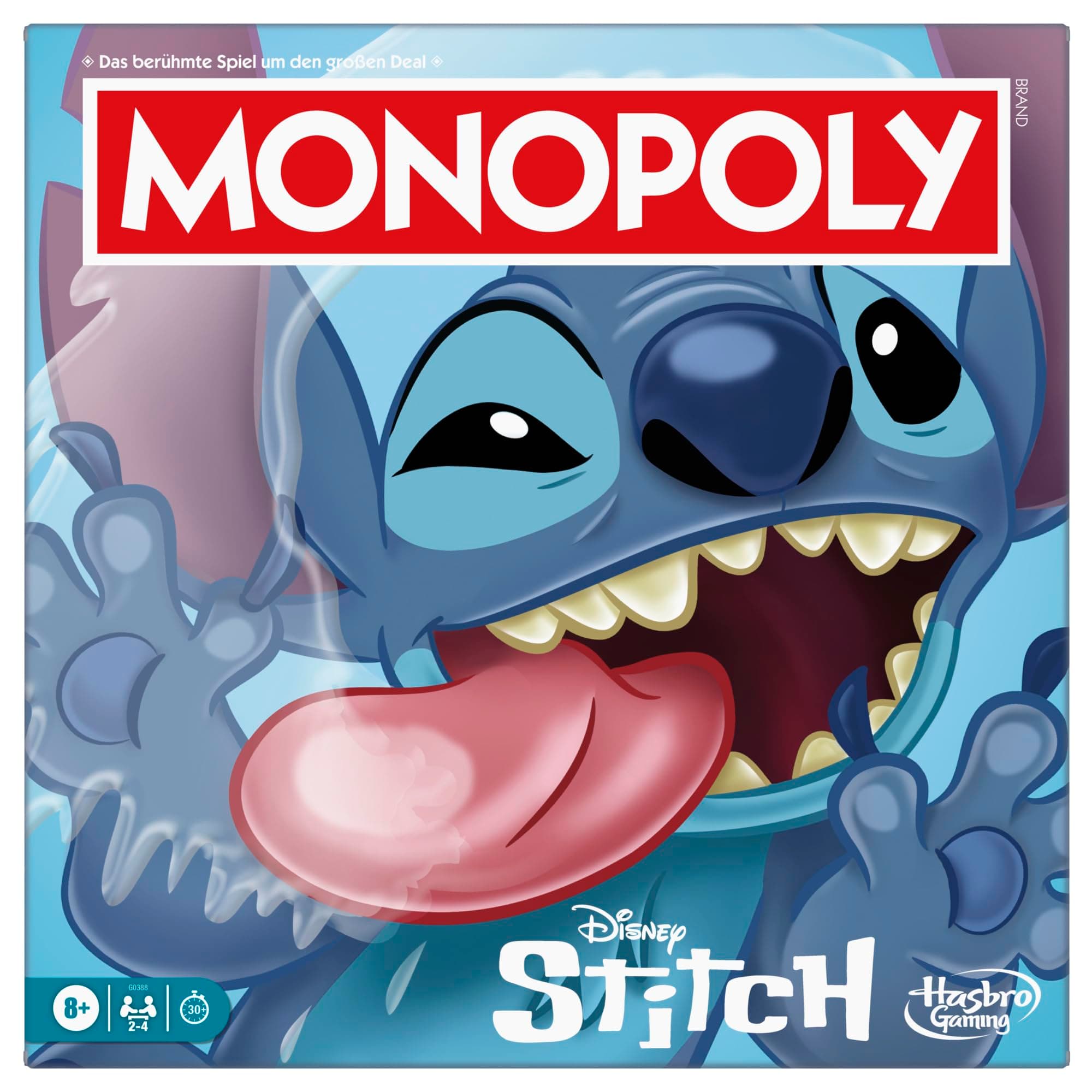 Monopoly Disney Stitch Edition Board Game - German Version