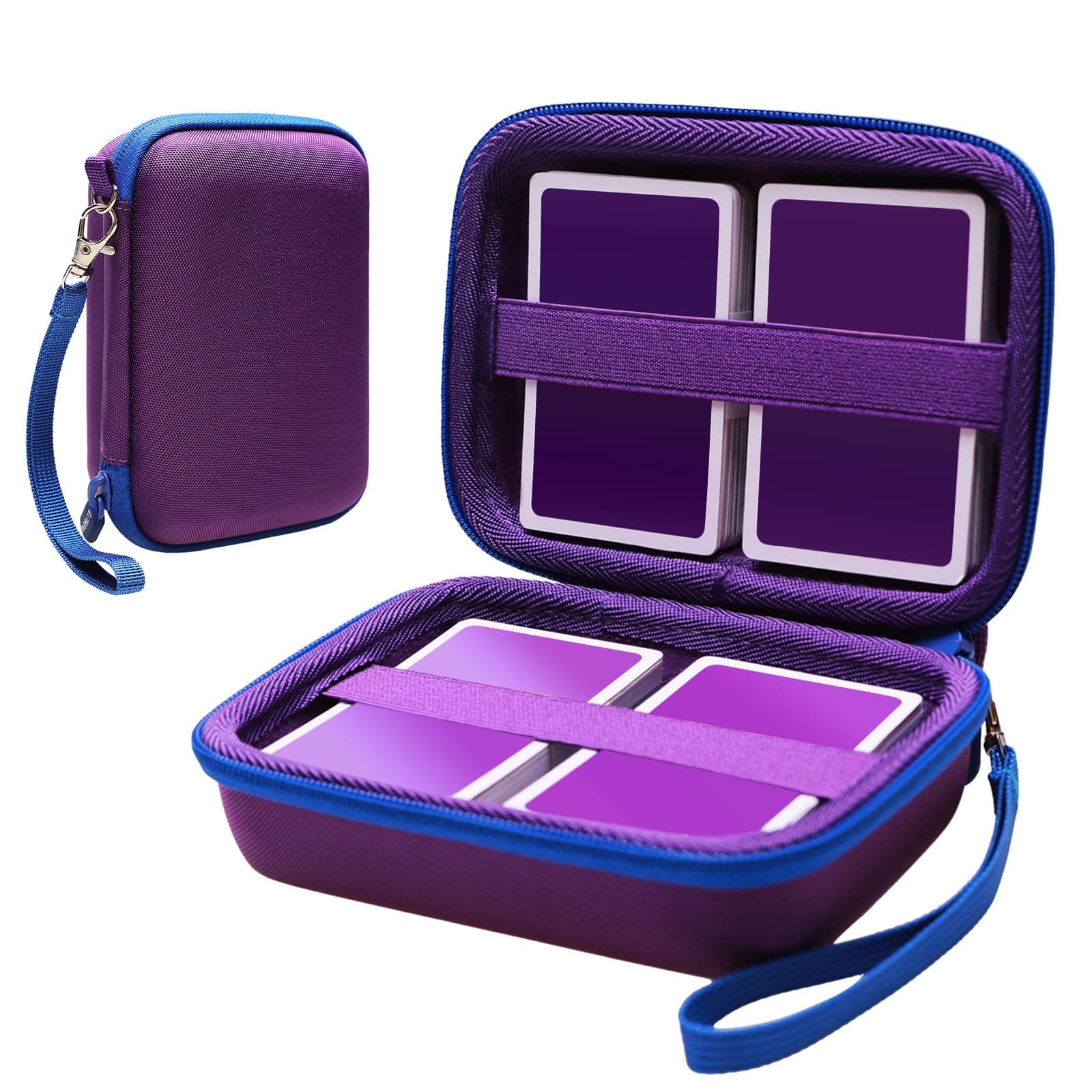 L LTGEM 300+ Card Game Case for Monopoly Deal (Purple)
