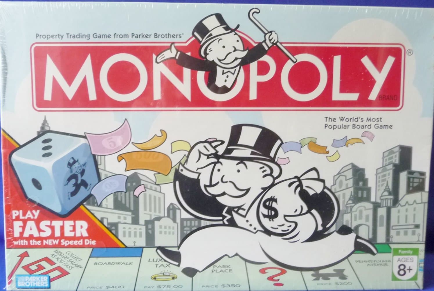 Parker Brothers Monopoly 2007 with Faster Play Speed DIE