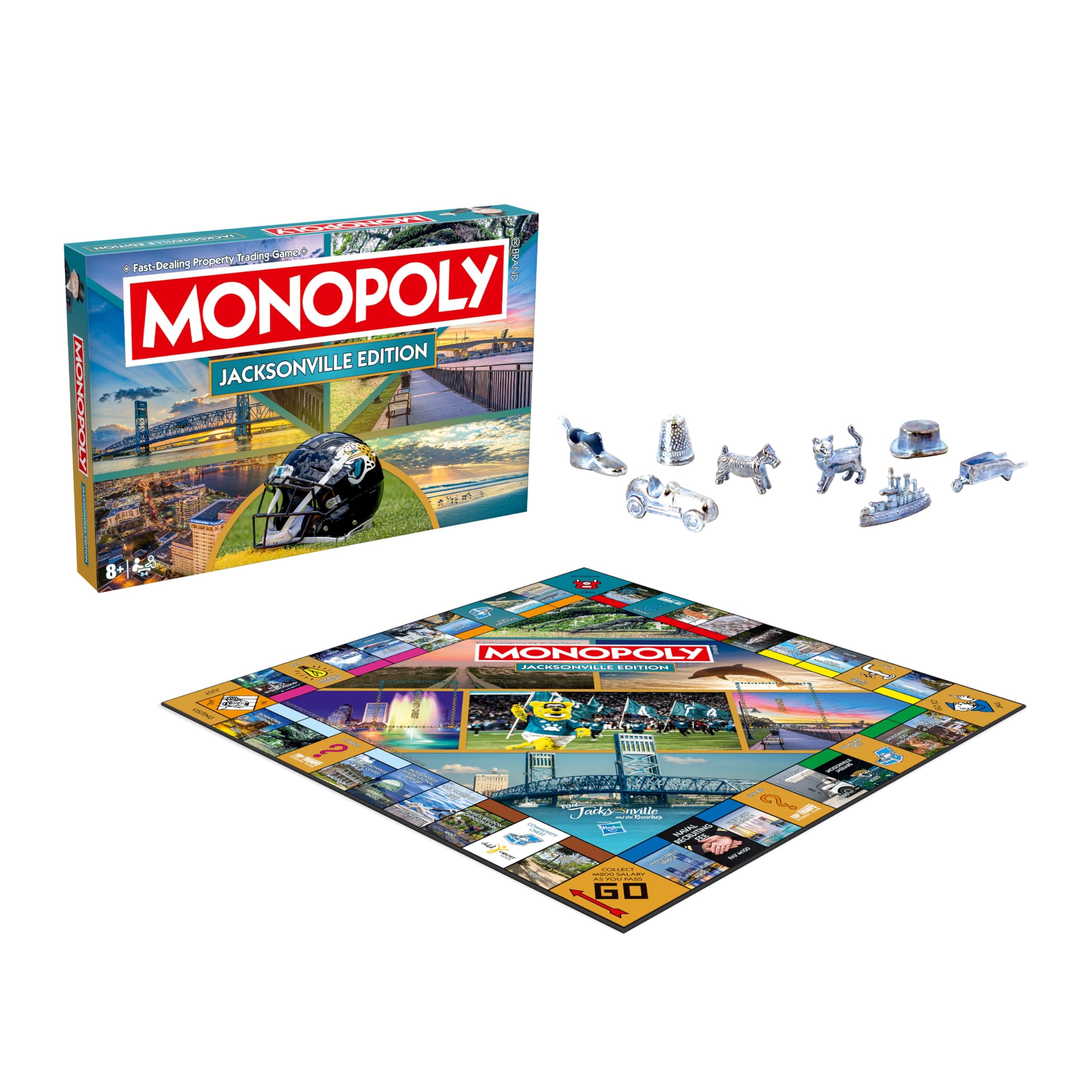 Monopoly Board Game - Jacksonville, FL Edition