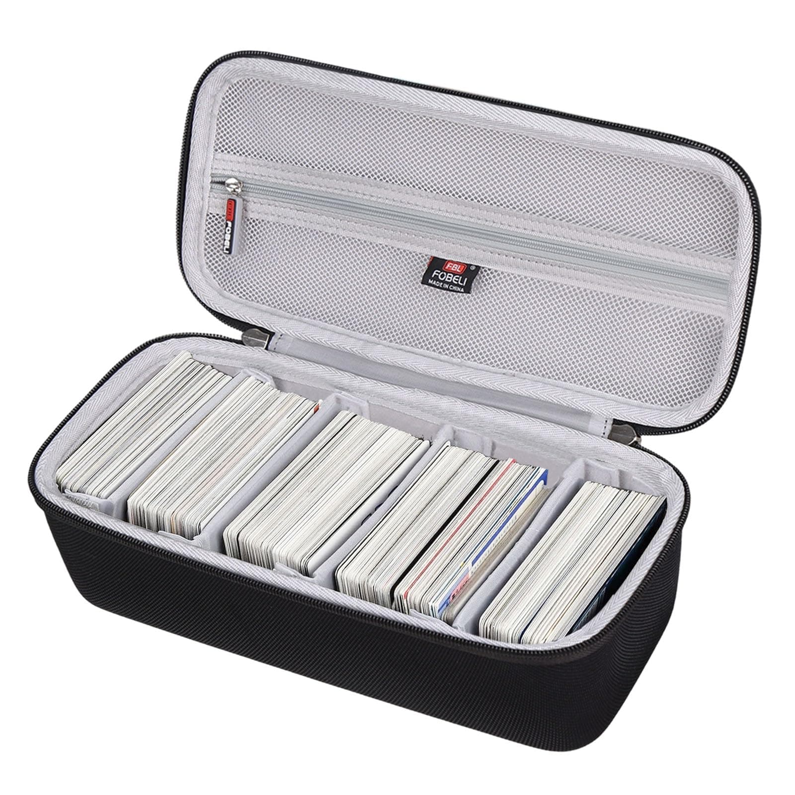 900+ Card Game Case for Monopoly Deal and Other Card Games (Black and Gray)