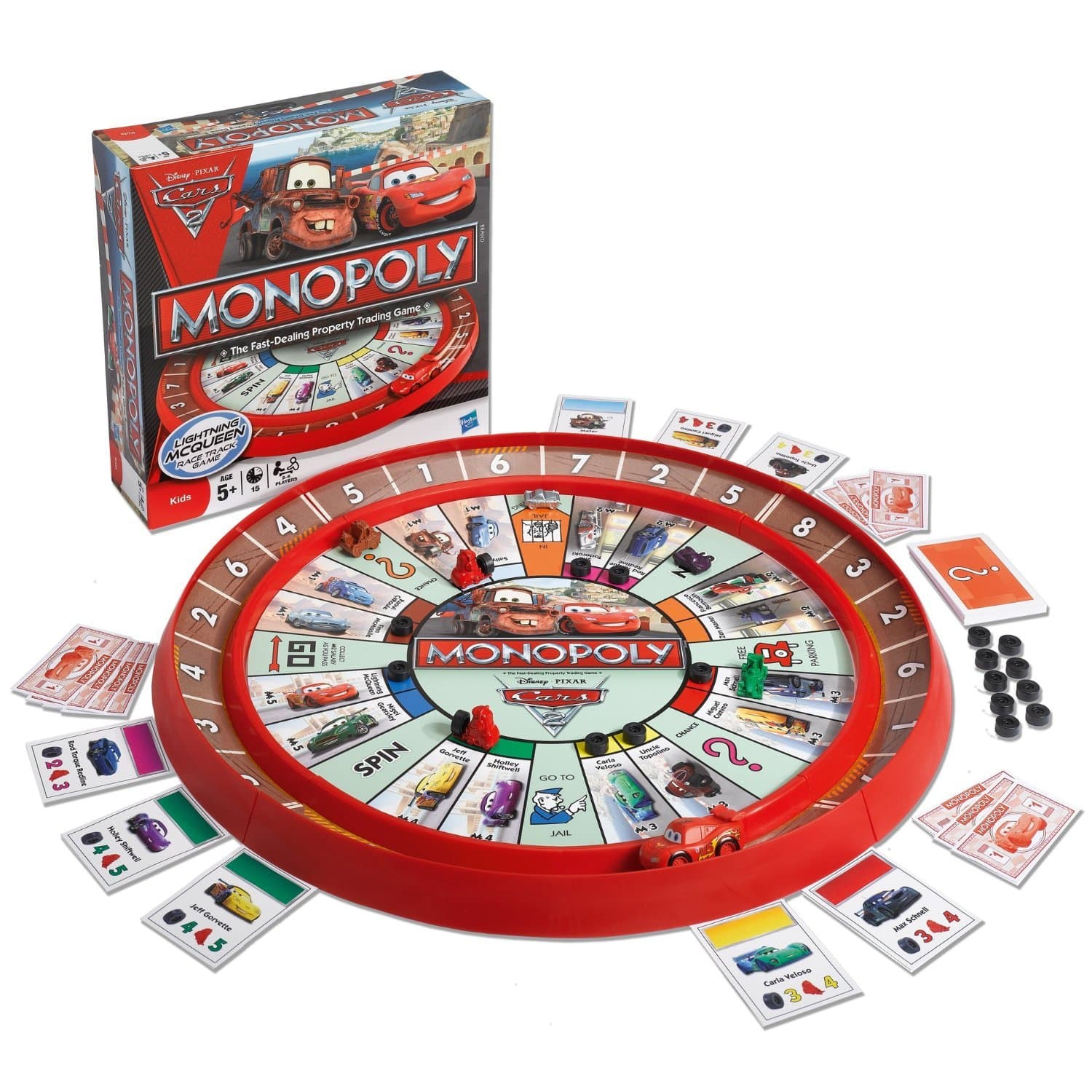 Monopoly: Cars 2 Race Track Game