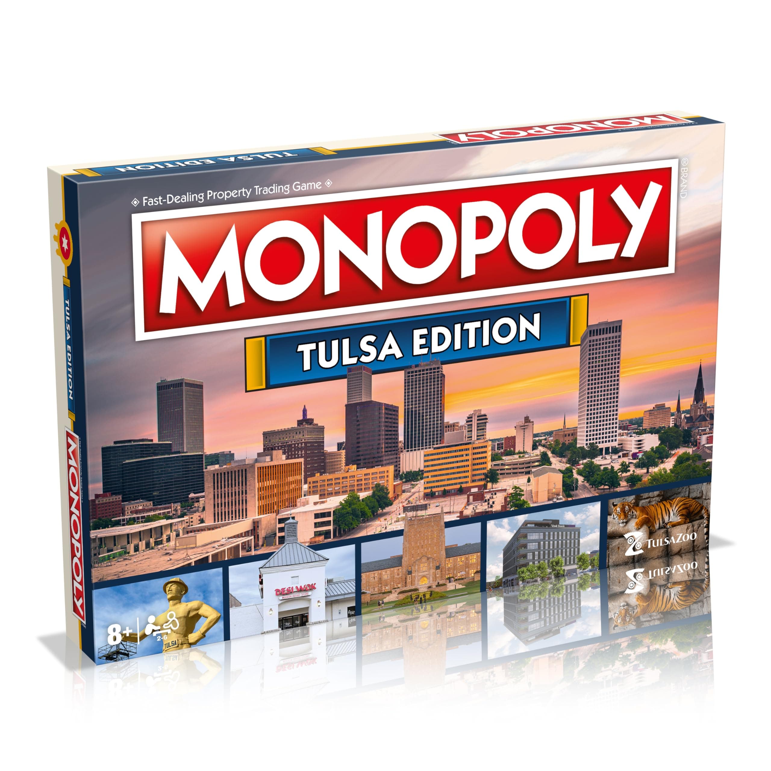 Monopoly Board Game Tulsa Edition