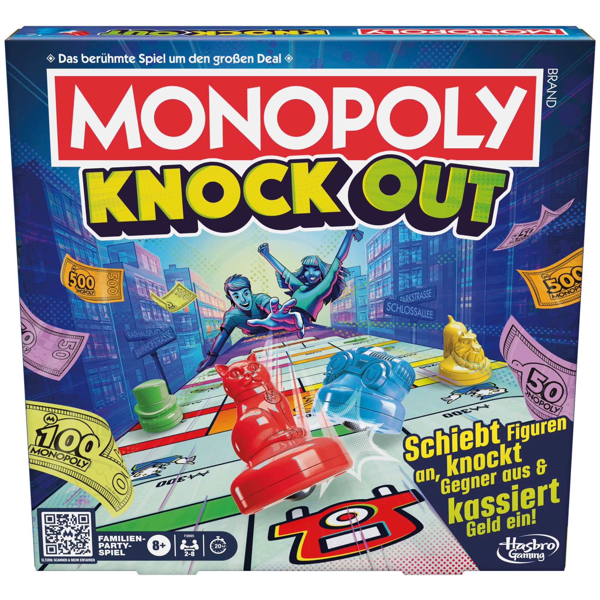 Monopoly Knockout Family Board Game German Version