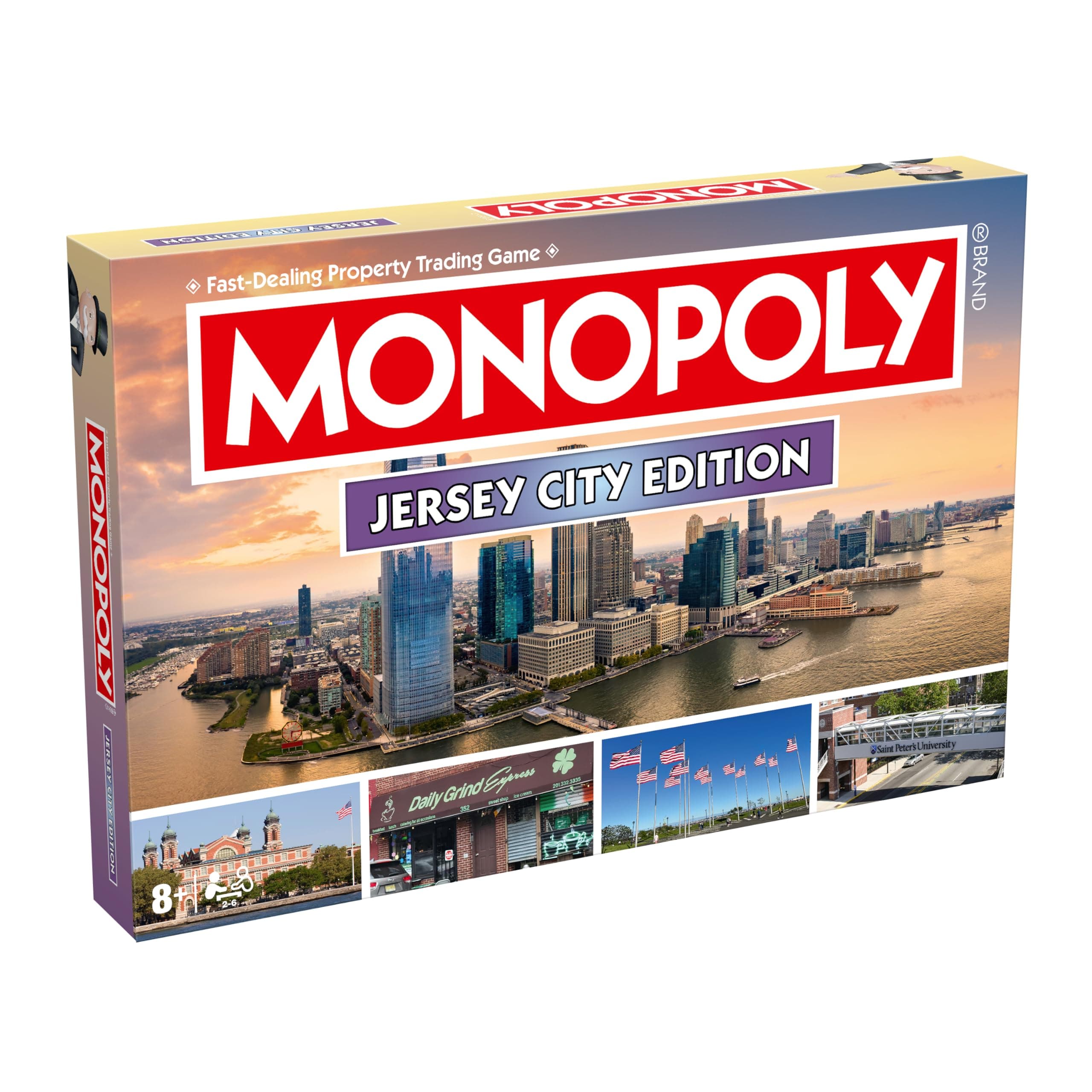 Monopoly Board Game Jersey City NJ Edition