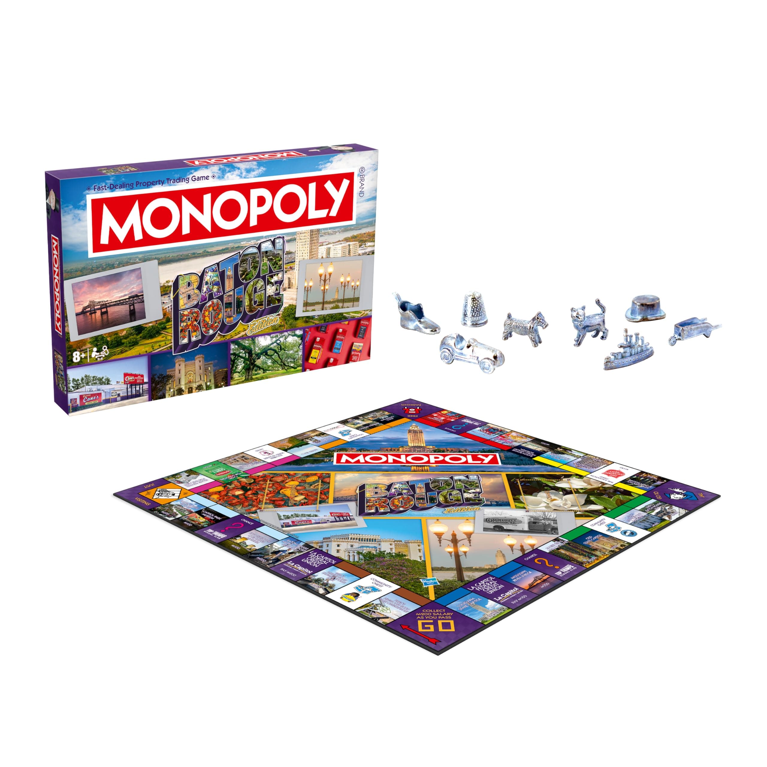 Monopoly Board Game - Baton Rouge, LA Edition