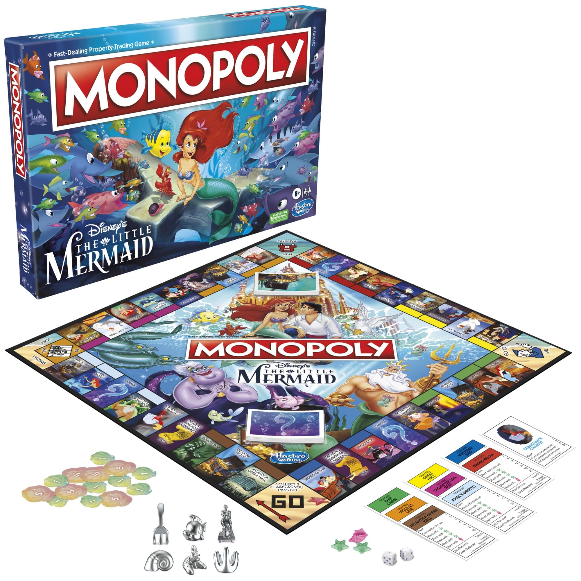 Monopoly Hasbro Gaming Disney's The Little Mermaid Edition