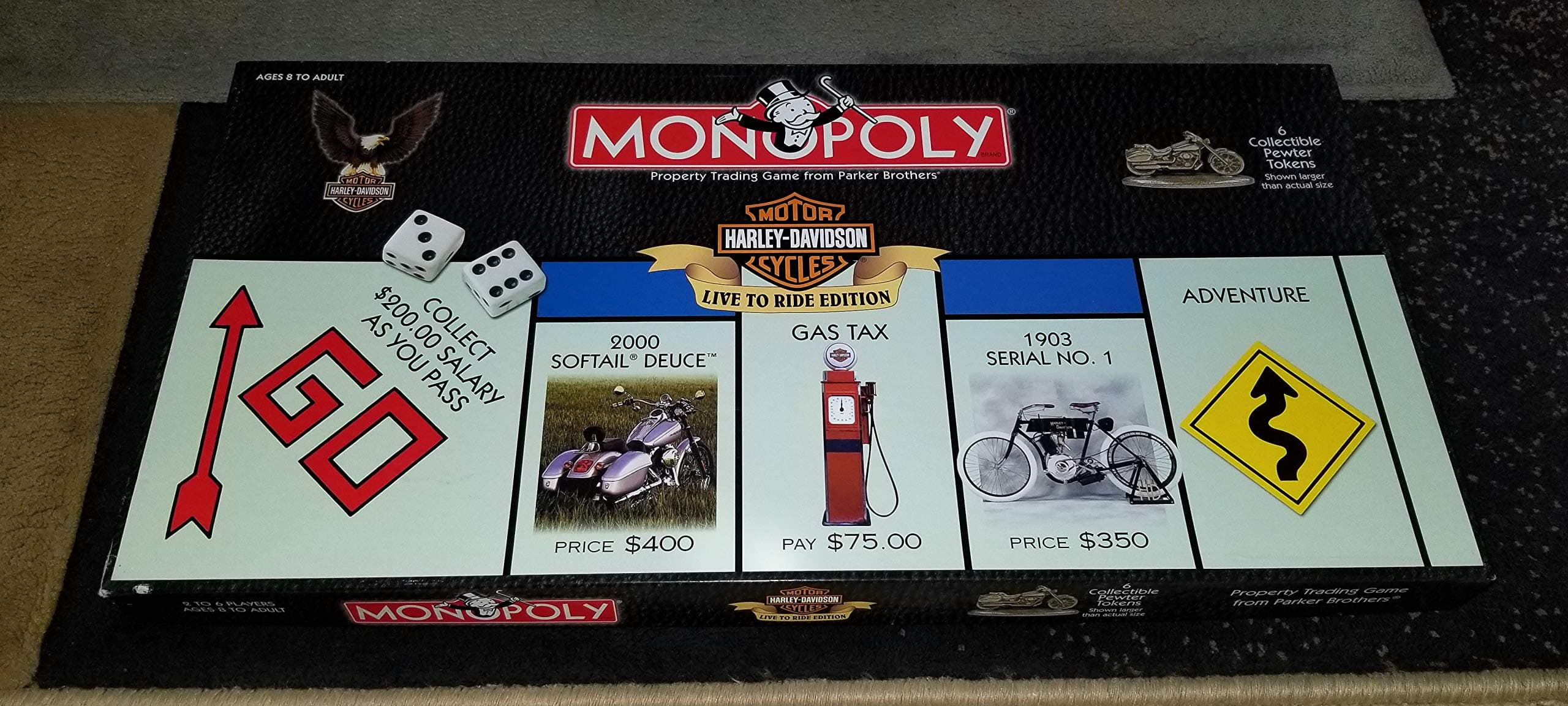 Harley-Davidson Live to Ride Collector's Edition Monopoly