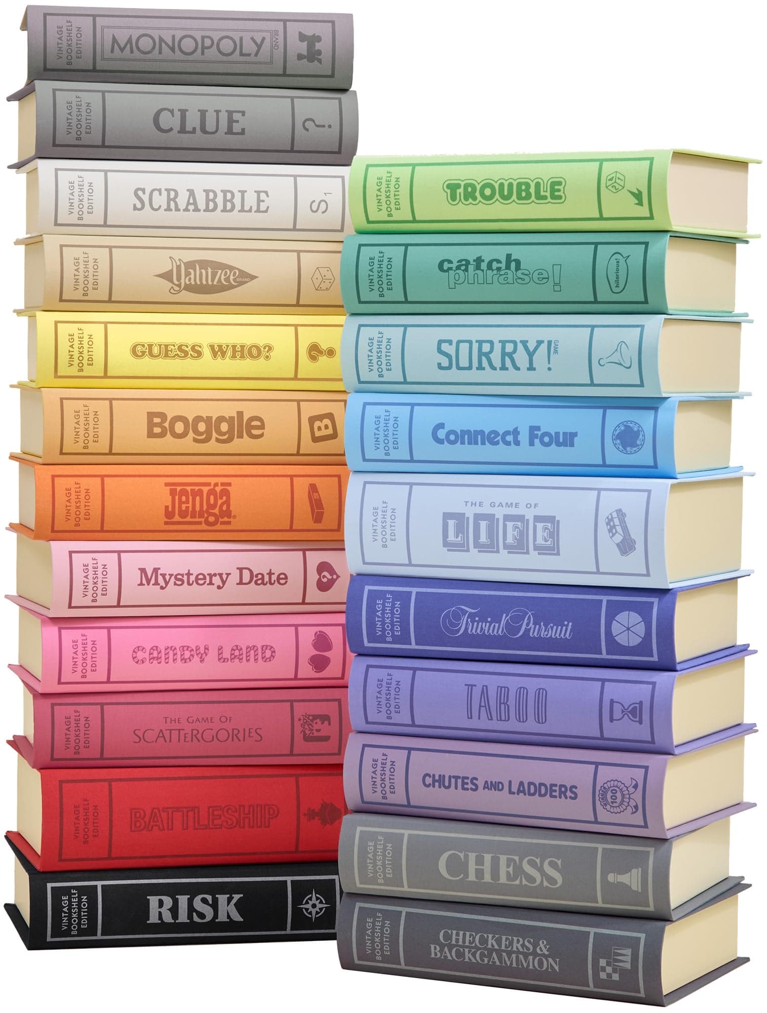 WS Game Company Complete Collection of 22 Vintage Bookshelf