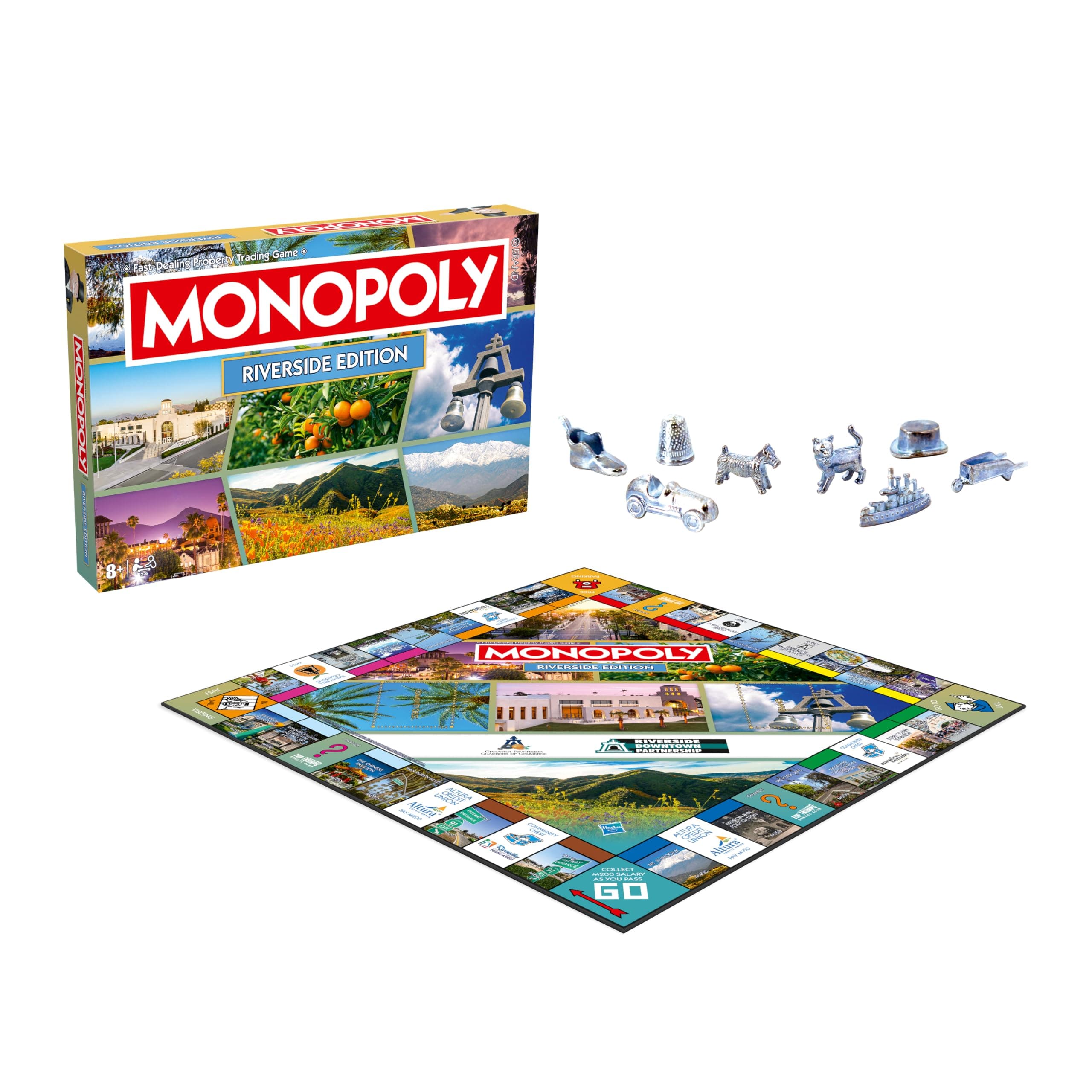 Monopoly Board Game Riverside CA Edition