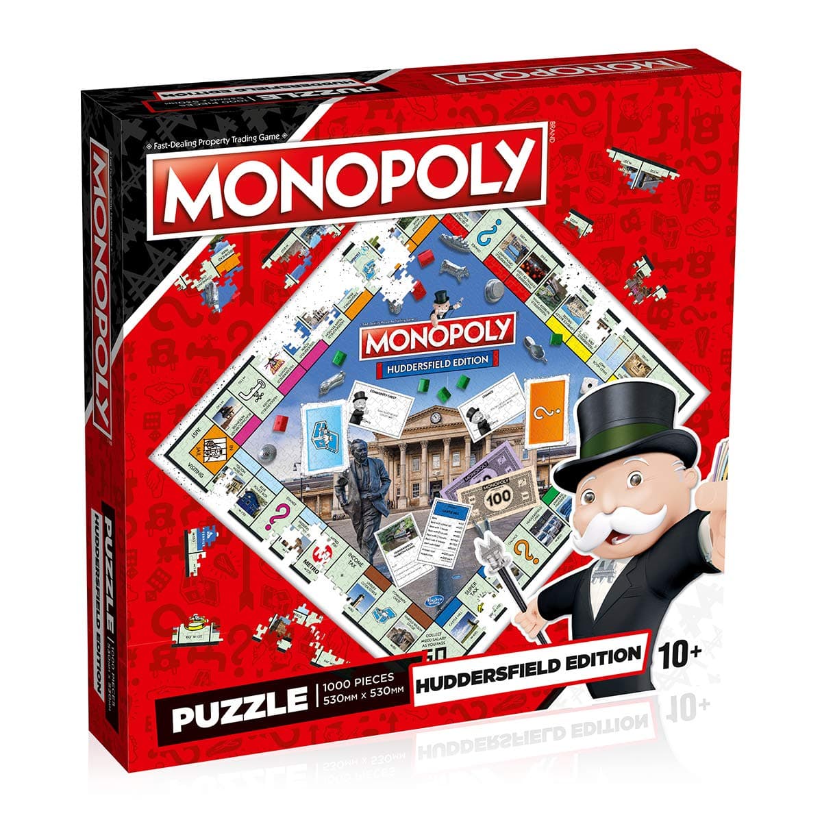 Winning Moves Huddersfield Monopoly 1000 Piece Jigsaw Puzzle Game
