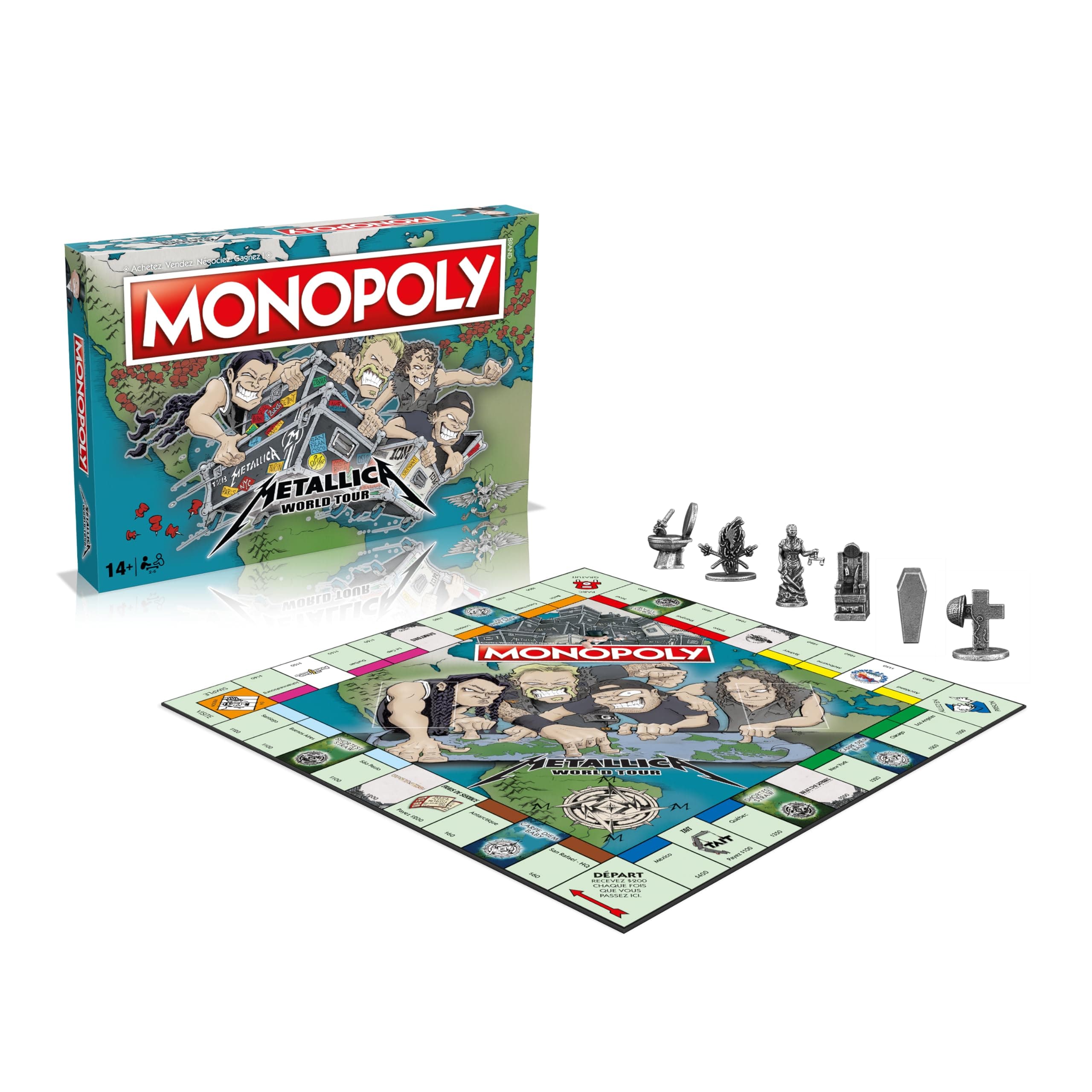 Winning Moves - Monopoly METALLICA - Board game