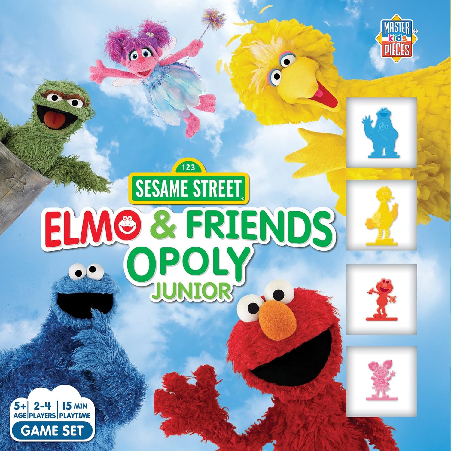 Masterpieces Sesame Street Elmo & Friends Opoly Junior
