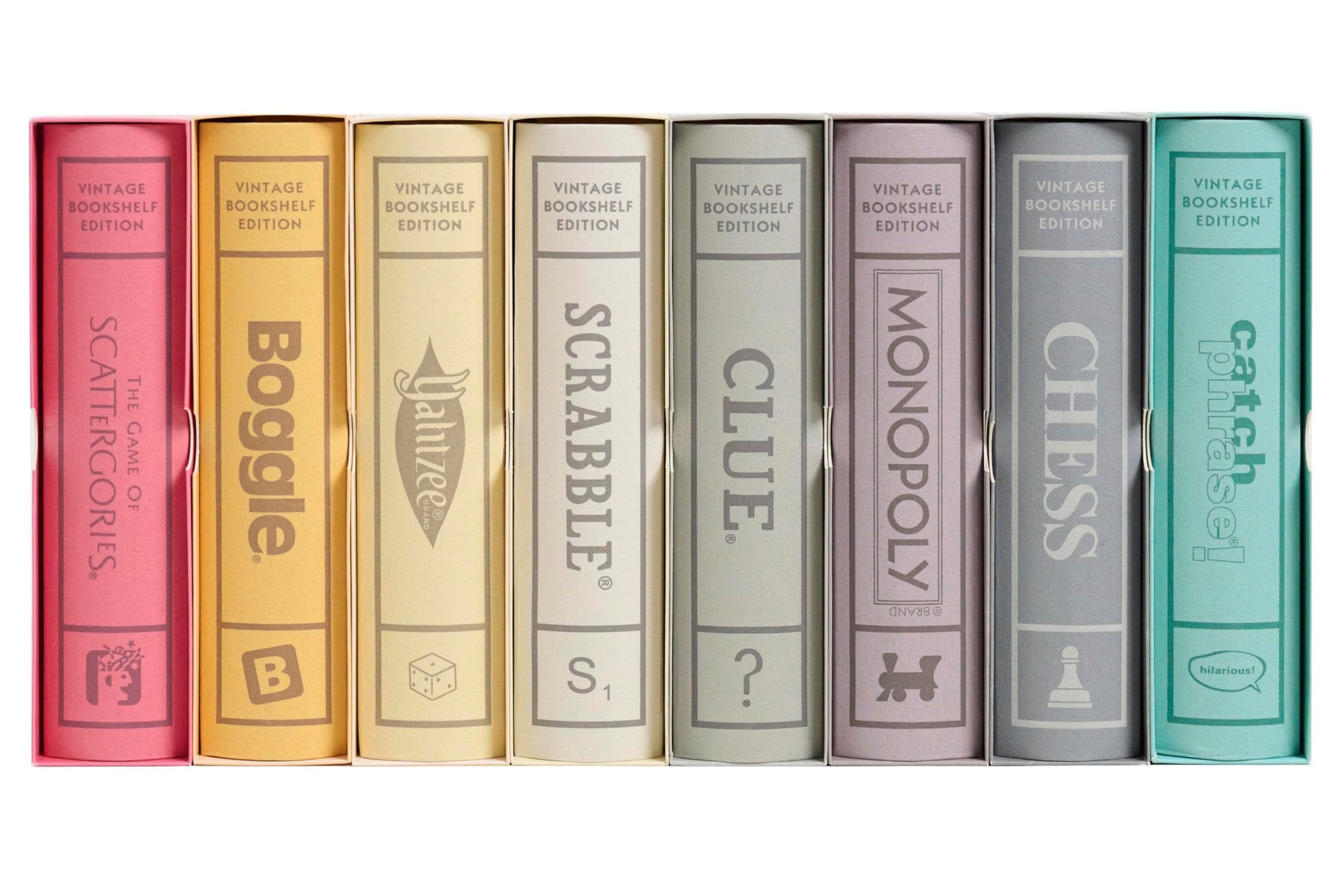 WS Game Company Collection of 8 Vintage Bookshelf Edition