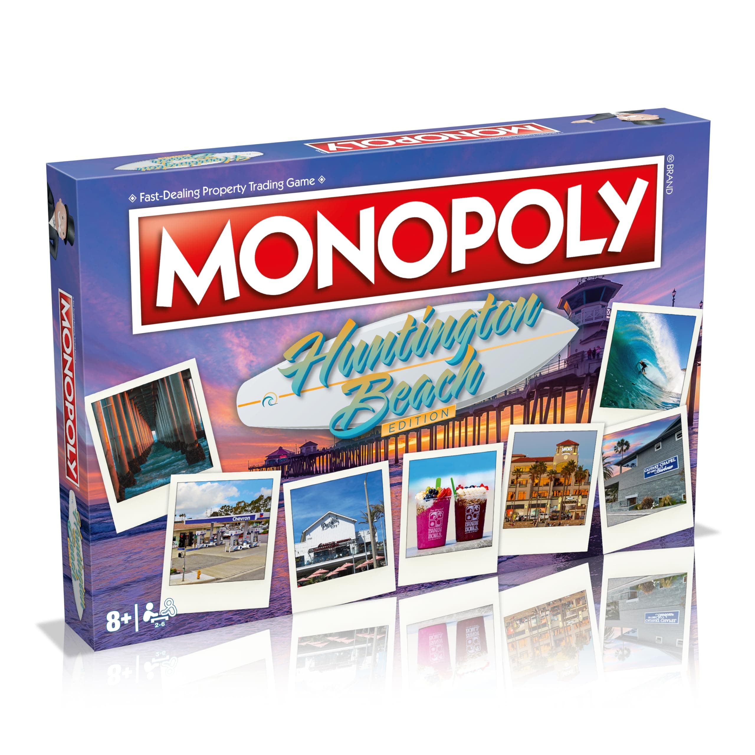 Monopoly Board Game Huntington Beach Edition