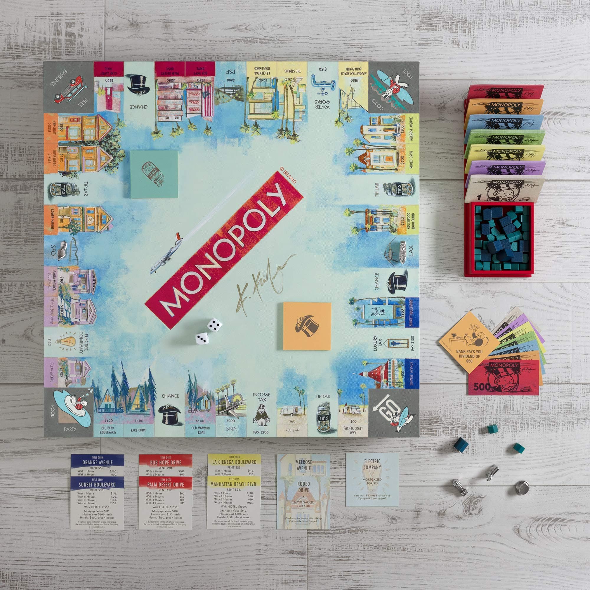 WS Game Company Monopoly California Dreaming Second Edition by Kathleen Keifer