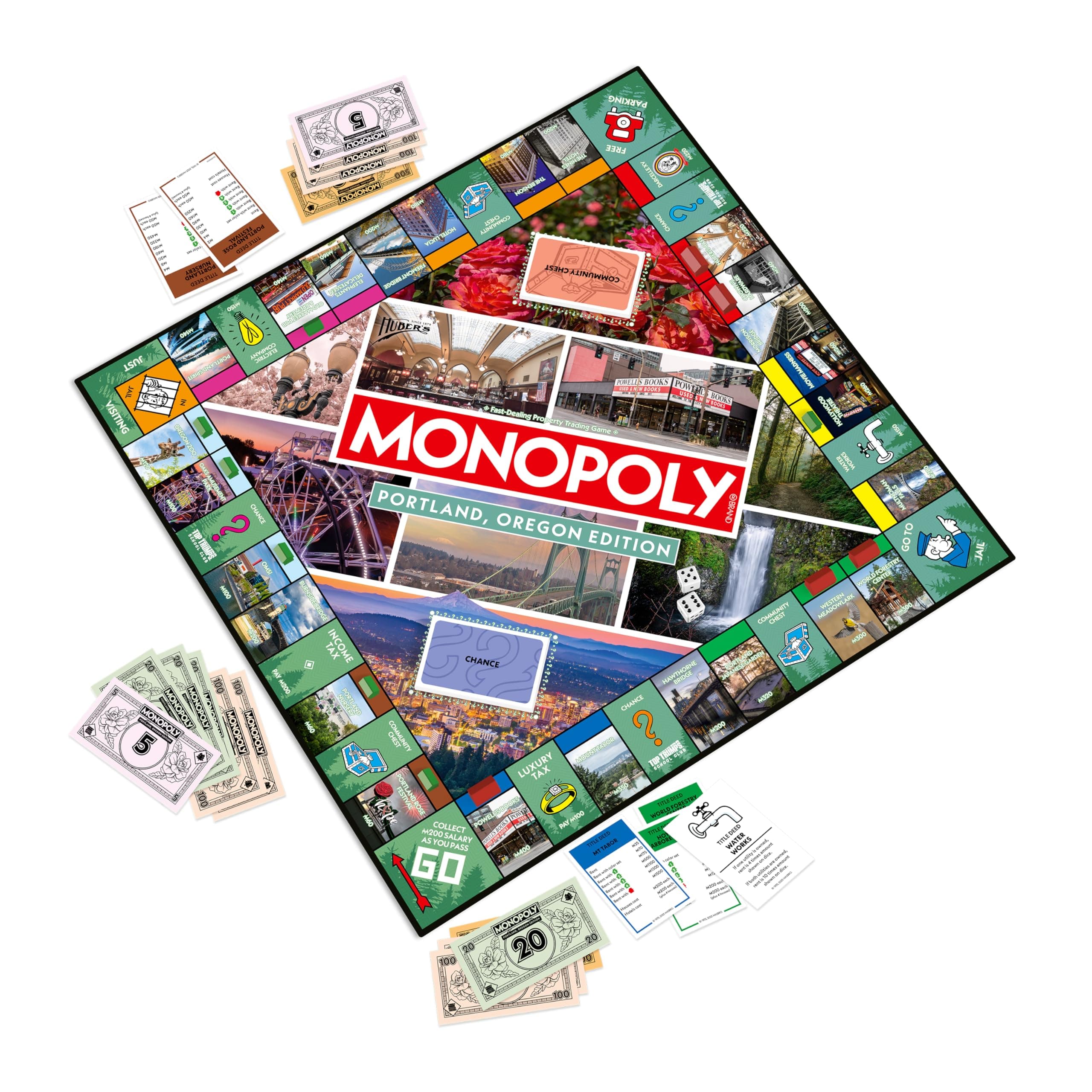 Monopoly Board Game - Portland, OR Edition