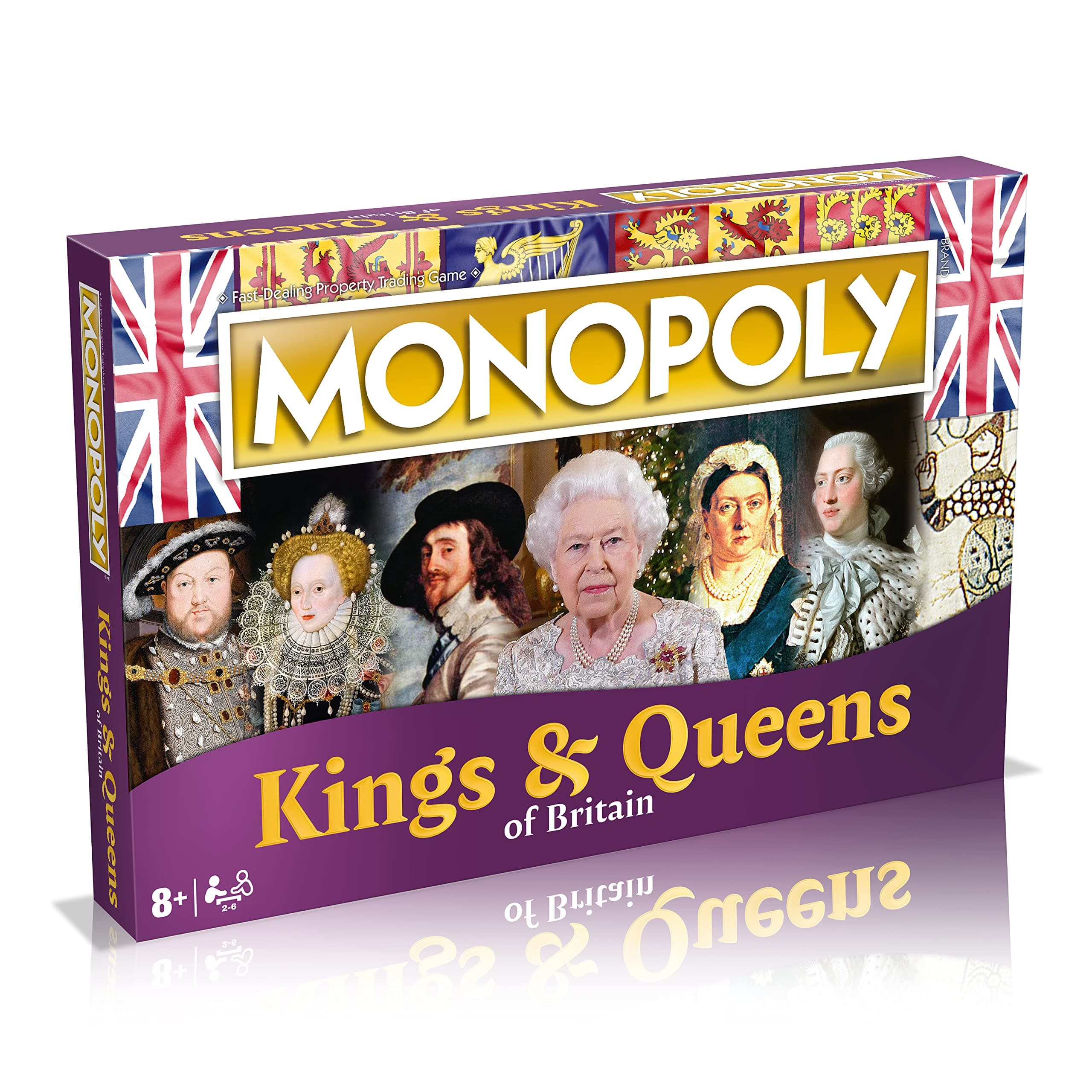 Winning Moves Kings and Queens of Britain Monopoly