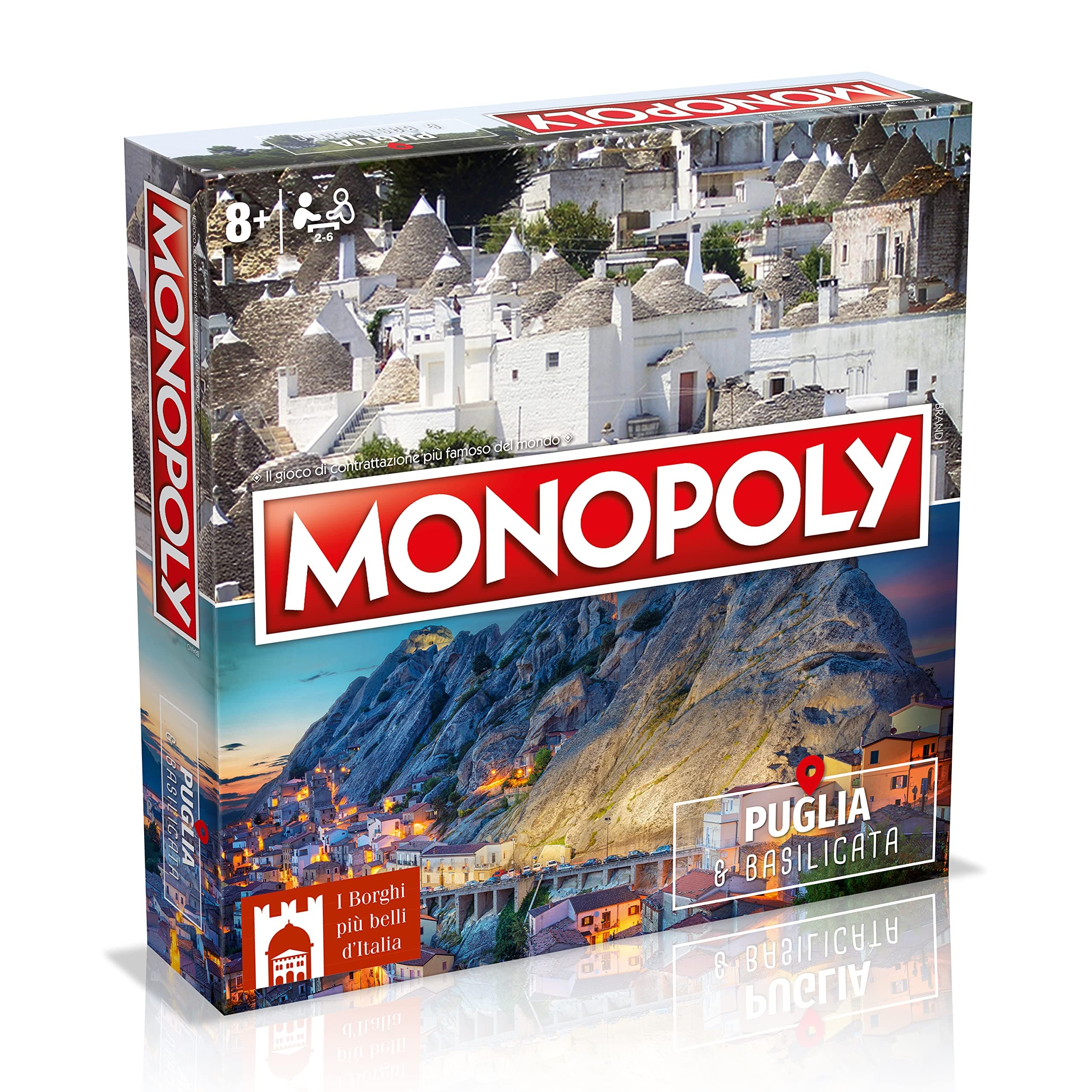 Winning Moves Monopoly Puglia & Basilicata Board Games, Adult
