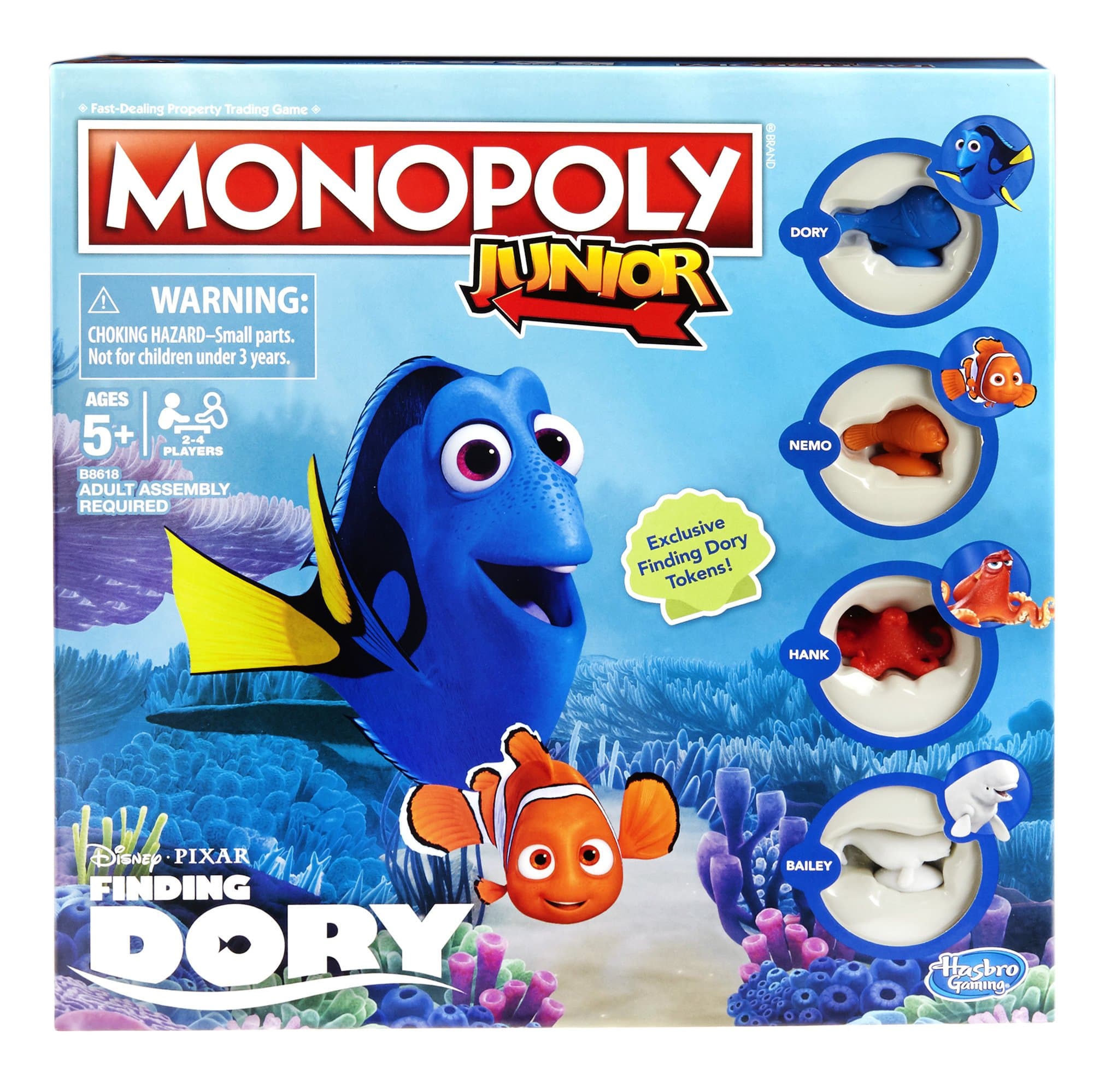 Monopoly Junior: Disney/Pixar Finding Dory Edition
